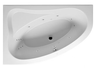 Masažinė vonia Riho Aryl Flow 6+6+2 153,5x100,5 cm, dešinė