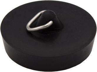 Išleidimo kamštis vonioms Ridder, 3,85 cm, juodas, PVC, 13713800