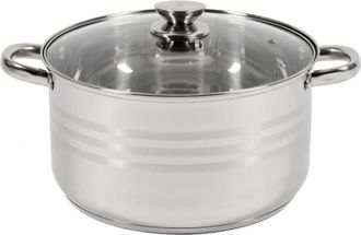 Puodas nerūdijančio plieno su teflono danga 7L 26x14.5cm HR-HJ-07 HEINNER