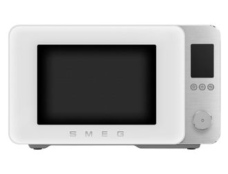 SMEG mikrobangų krosnelė, MOC02WHMEU, su grilium, karštu oru ir Air fry funkcija