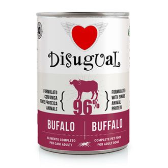 DISUGUAL MonoProtein konservas šunims su buivolu 400g (6), DSGS416