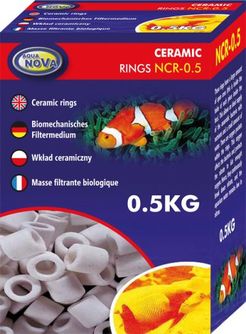 AQUA NOVA keramikiniai žiedai 0.5Kg, NCR-0.5