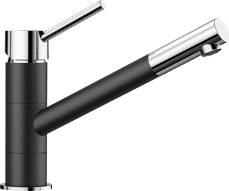 Plautuvės maišytuvas BLANCO KANO Juoda/chrome HD