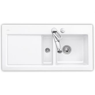 Keramikinė plautuvė Villeroy & Boch Subway 60 Akmens balta